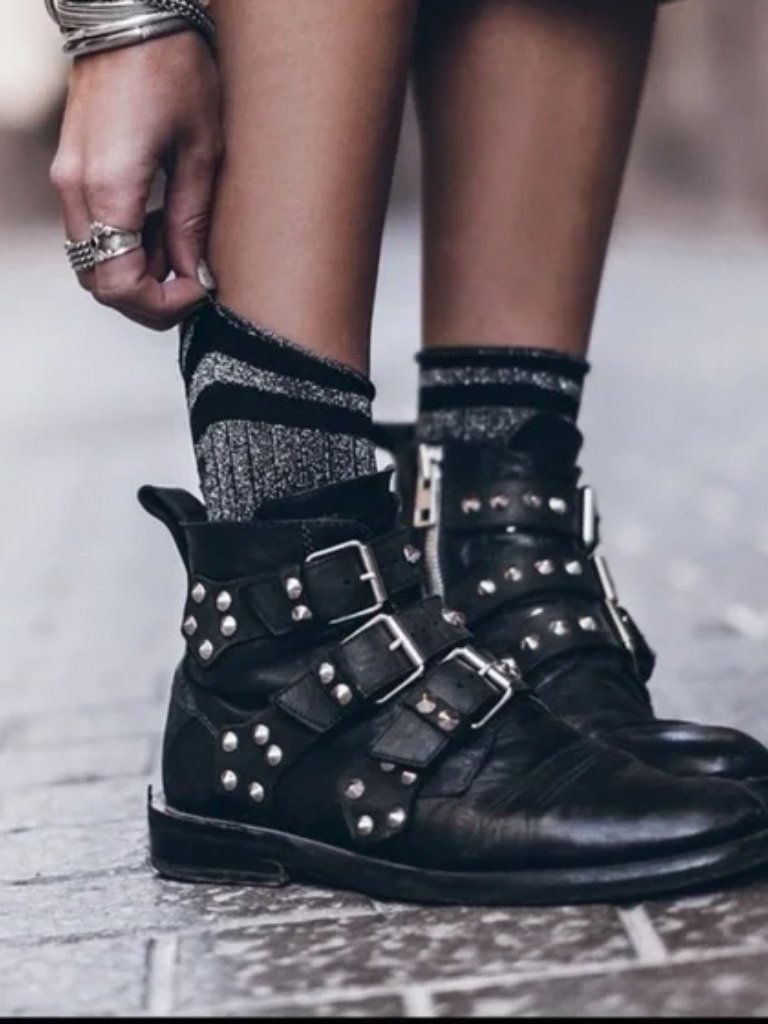 Zadig & Voltaire Black Laureen Buckled Ankle Boots Eu Size 39 Us Size 8.5